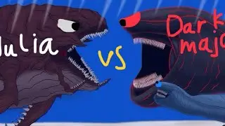 Dark el gran maja vs julia beast (sticknodes animation) sea monster battle animation