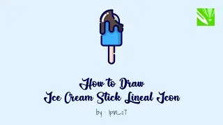 How to Draw Ice Cream Lineal Color Icon