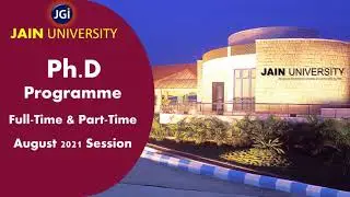 PhD Admission Notification 2021 in Jain University