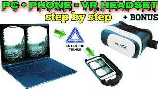 ВР шлем из Лопаты и ПеКа + Модификация Trinus Cardboard VR PC Phone Vк Headset PCVR VR Box Setup