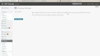 Wordpress Privacy Settings and Search Engines