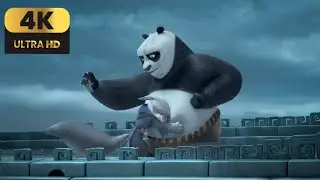 Kung fu Panda 4 (2024) - Po vs Zhen fight scene [4K ULTRA HD]