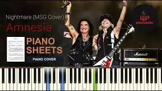 Amnesia - Nightmare (MSG Cover) НОТЫ & MIDI | PIANO COVER | PIANOKAFE