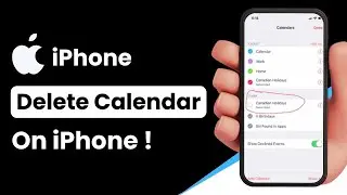 How to Delete a Calendar on iPhone !