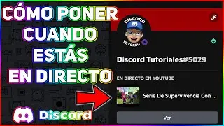 COMO PONER EN TU PERFIL QUE ESTÁS EN DIRECTO 🔴
