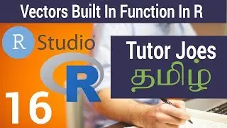 Vectors Built In Function In R Tamil