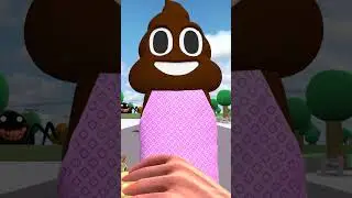 WHO IS BETTER ? ROBLOX KIND ANIMALS ZOOCHOSIS POU BOU'S REVENGE FAMILY POULINA in Gmod ! #shorts