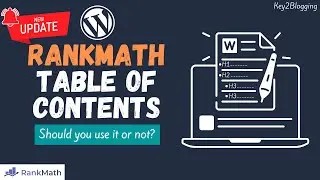 How to Add Table of contents in wordpress (Rank Math Table Of Content Block )