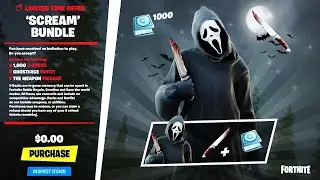 LIVE🔴 Fortnite Item Shop Countdown! - NEW GHOSTFACE SKIN!? (Fortnite Battle Royale)