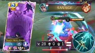 NEW HERO SUYOU 28 KILLS + SAVAGE NO DEATH | SUYOU NEW BUILD BROKEN FOR DAMAGE OVERPOWER - SUYOU MLBB