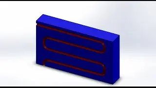 Solidworks tutorials -Sweep cut-solid Sweep Tutorials