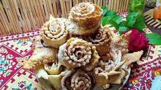 How to Make Crispy Fried Dough Twists (Khrustiki) with Two Ingredients. Urama!