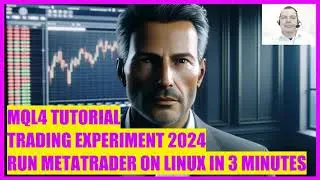 MQL4 TUTORIAL - LIVE TRADING EXPERIMENT 2024 - METATRADER ON LINUX IN 3 MINUTES