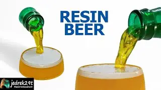 BEER 🍺 from Resin. How to pour Epoxy Beer / RESIN ART