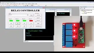 Relay Control Module 4 Channel (USB to Relay)
