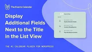 Display Additional Fields Next to the Title in the List View