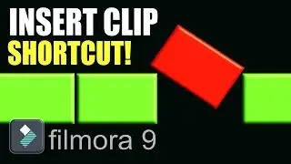 Insert Clip Between Clips | Filmora SHORTCUT!