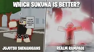 Whose Sukuna is better? Jujutsu Shenanigans VS Realm Rampage