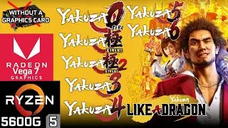 Yakuza Games - Ryzen 5 5600G Vega 7 & 16GB RAM #PCGamePass