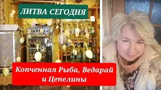 [Жизнь в Литве] Купили Свежую копченную рыбу в Друскининкай. Заехали в Кафе как у Бабушки