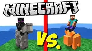 ЭНДЕРМЕНЫ ИЗ ГЛИНЫ ПРОТИВ АРМИИ ХИРОБРИНА (Epic Clay Soldiers Battle) Minecraft #7