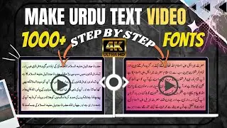 How to make scrolling text video in just 5 minutes | Full HD 4k | make stories video free