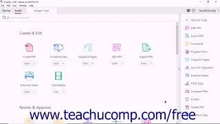 Acrobat Pro DC Tutorial Customizing the Tools Pane - Adobe Acrobat Pro DC Training Tutorial Course