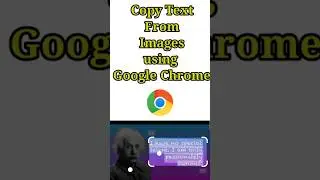 Copy text from images in Google Chrome | #shorts #ytshorts