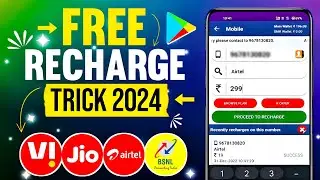 📲 Free Recharge App ₹299 Ka Free Mobile Recharge Kaise Kare | Free Recharge Earning App 2024