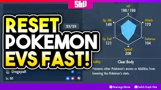 Fastest way to reset EVs In Pokemon Scarlet and Violet!