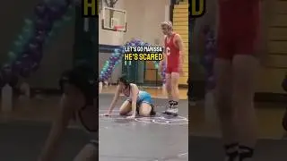 Female Wrestler vs. “Scared” Male Wrestler… 🤼‍♂️