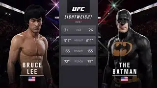 Bruce Lee vs. Batman (EA Sports UFC 2) - Crazy UFC 👊🤪