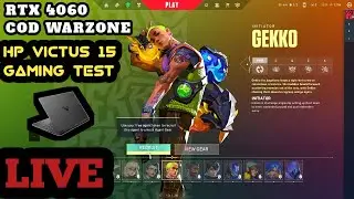 VALORANT LIVE😈ON NVIDIA GEFORCE RTX 4060 AMD RYZEN 7 8845 HS HP VICTUS 15 MAX GRAPHICS TEST
