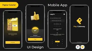 Figma Mobile App Design Tutorial | Mobile App UI UX Design