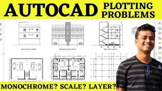 AutoCAD 2021 Print Setup Tutorial| AutoCAD 2D Drawing| dwg to pdf| Monochrome, Scale, Layer Problems