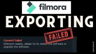 How to fix filmora exporting video problem