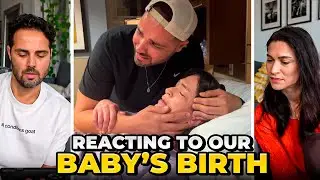 Reacting to Our Baby’s Birth Video for the First Time (Emotional)