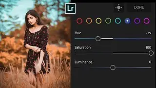 Lightroom Orange Tone Effect Photo Editing | Lightroom Photo Editing Free Preset