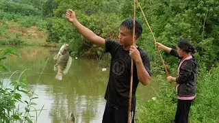 Pao and Sua go fishing to stock up on food for the rainy season/SUNG A PAO HG