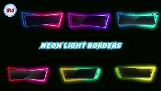 GREEN SCREEN NEON LIGHT BORDERS EFFECTS