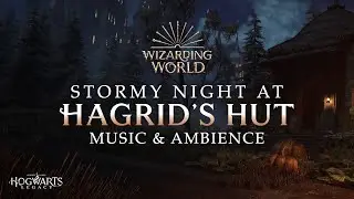 Stormy Night at Hagrid's Hut | Harry Potter Music & Ambience, Autumn Rainstorms