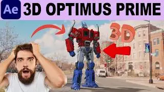 How to Add Transformers 3D Models into our Scene in Adobe After Effects | Easy Tutorial NO PLUGINS