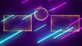 Neon YouTube EndScreen Animation Template Green Screen 4K