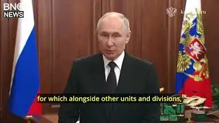 Putin addresses the nation on Wagner rebellion (English subtitles)