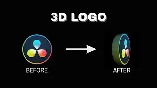 How to turn a LOGO into 3D Animation in DaVinci Resolve 18