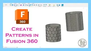 How to Add Patterns to a Planter in Fusion 360 - Step By Step Pattern Creation in Fusion 360