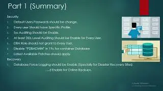 how to become a database administrator|Oracle important|oracle standards|database standards