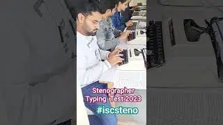 Stenographer Typing Test Practice #iscsteno #sscsteno #stenographer #shortfeed