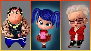 Boss Baby 2 Glow Up Into Miraculous Ladybug - Boss Baby Cartoon Art