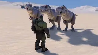 HULK VS 3 T-REXES - UEBS MOD - Ultimate Epic Battle Simulator